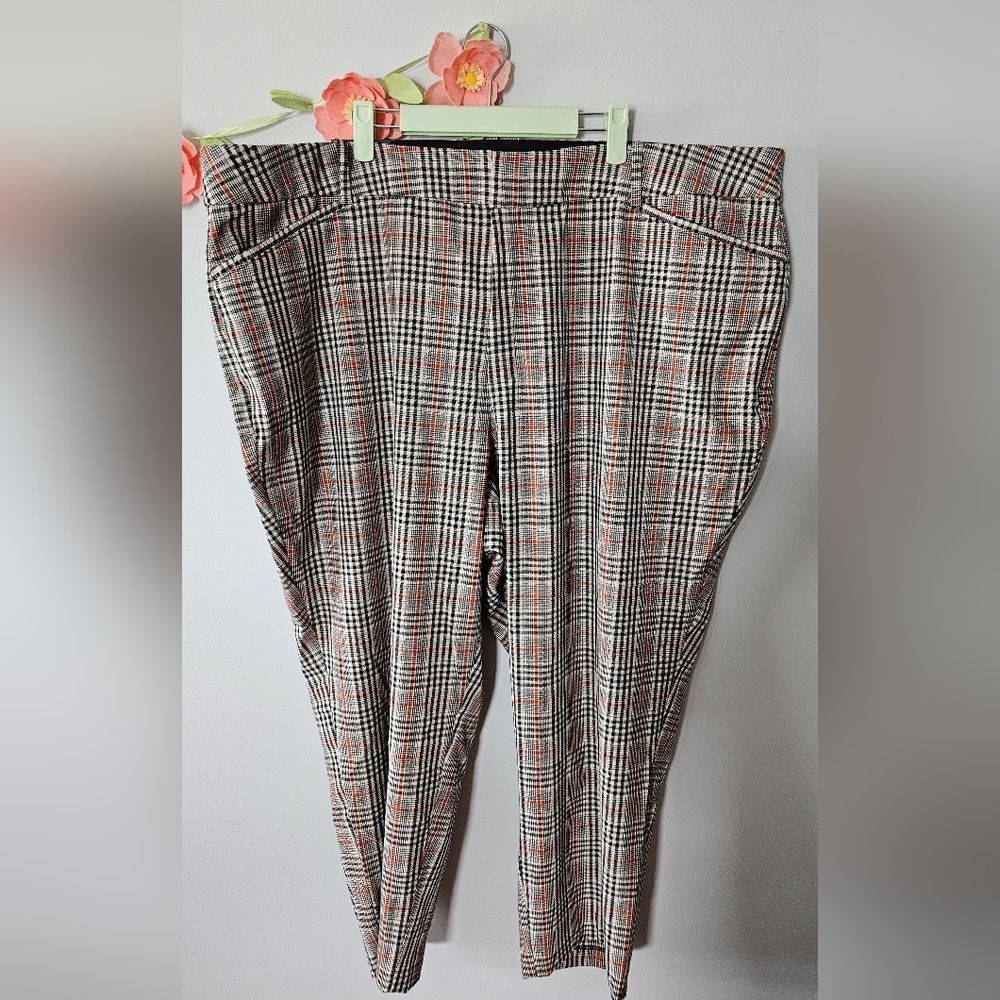 NWT Ava & Viv High Rise Comfort Waist Pants Plus Size 26W